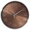 Aluminum Round Wall Clock - Modern Decor for Living Room, Kitchen, or Dining Room - 12 in Decorative Timepiece with Sleek Design - Large Round Clock for Home - Silent Ticking - Battery Operated